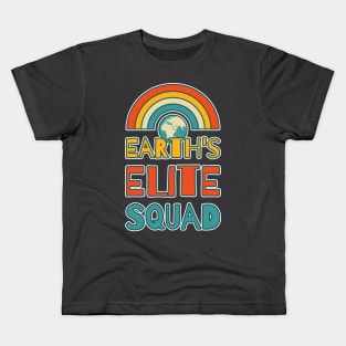 Earth's (Kids) Elite Squad Retro Kids T-Shirt
